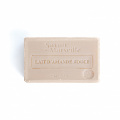 Savon De Marseille 100g Biodégradable LE CHATELARD Lait D'amande Douce Recto