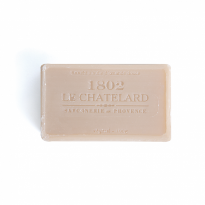 Savon De Marseille 100g Biodégradable LE CHATELARD Lait D'amande Douce Verso