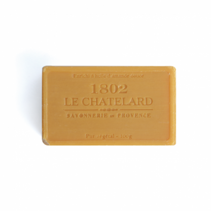 Savon De Marseille 100g Biodégradable LE CHATELARD Miel Verso