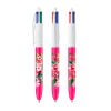 Stylo Bille 4 Couleurs Personnalisé Bic 4 Colours Rose Avec Marquage