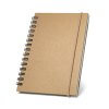 Carnet A6 En Carton Naturel Spirale POCKET SPIRALE