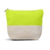 Trousse De Voyage Ou Cosmétique En Coton Bio Et Jute 280g TODAY Vert