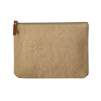 Trousse de voyage ou cosmétique personnalisable en jute lavée - ANYDAYS