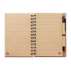 Carnet A5 + Stylo En Bambou Spirale BAMBLOC Intérieur Carnet A5 + Stylo En Bambou Spirale BAMBLOC Intérieur