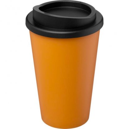Mug Double Paroi En Plastique Recyclé 350ml Orange