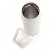 Bouteille Isotherme En Acier Inoxydable 650ml POINIA Blanc Ouvert