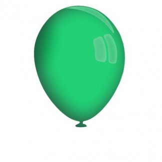 Ballon de baudruche publicitaire biodégradable en latex - vert - GLOBOS