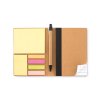 Bloc A6 Personnalisable + Notes + Stylo En Carton Recyclé Ouvert RECONOTE