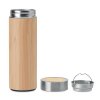 Bouteille Avec Infuseur à Thé En Bambou Personnalisée Ouvert 400ml BATUMI Bouteille Avec Infuseur à Thé En Bambou Personnalisée Ouvert 400ml BATUMI