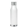Bouteille En Bouteilles Plastiques Recyclées Et Acier Inoxydable 600ml GLACIER RPET Blanc