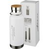 Bouteille Isotherme Personnalisable En Acier Inoxydable Et Bambou 480ml Logo Blanc THORYA