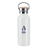 Bouteille Isotherme Personnalisée En Acier Inoxydable Et Bambou 500ml Avec Logo HELSINKI