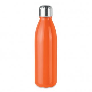 Bouteille personnalisée en verre - 650ml - Orange - ASPEN GLASS