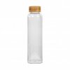Bouteille Personnalisée En Verre Et Bambou 550ml Verre PURE Bouteille Personnalisée En Verre Et Bambou 550ml Verre PURE