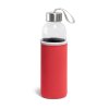 Bouteille Promotionnelle En Verre Avec Housse En Soft Shell 520ml Rouge RAISE