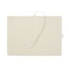 Carnet A5 Couverture Rigide En PET Recyclé CORDI NOTE Blanc Ouvert