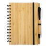 Carnet A5 + Stylo Publicitaire En Bambou PIKLE Carnet A5 + Stylo Publicitaire En Bambou PIKLE