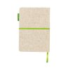 Carnet Personnalisable A5 En Jute Et Coton Dos ECO XD JUTE
