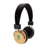 Casque Audio Promotionnel Sans Fil En Bambou Personnalisé ROUND SOUND