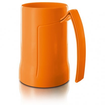 Chope De Bière Publicitaire 500ml En Plastique ABS Orange