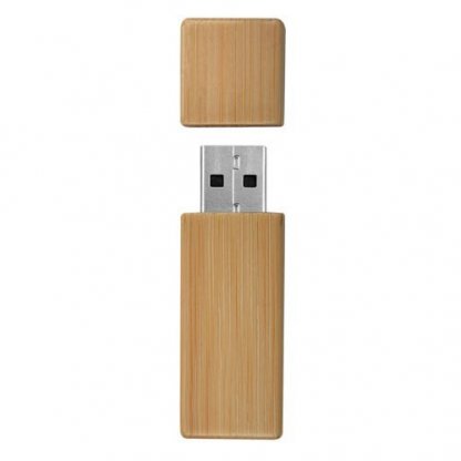 Clé USB Publicitaire En Bambou AMBIANTAL