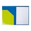 Conférencier Publicitaire A4 Ou A5 En PVC Bleu Et Jaune Conférencier Publicitaire A4 Ou A5 En PVC Bleu Et Jaune