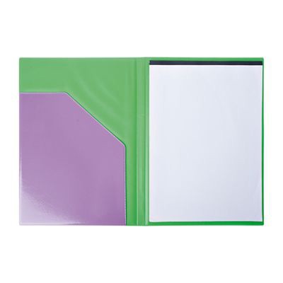 Conférencier Publicitaire A4 Ou A5 En PVC Vert Et Violet