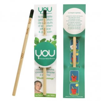 Crayon à planter promotionnel en bois certifié - You - SPROUT