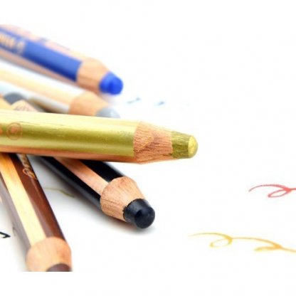 Crayon multi-usage personnalisé en bois certifié - STABILO WOODY