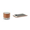 Enceinte Bluetooth Personnalisée En Bambou Avec Smartphone GLASHOW