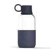 Gourde éco Conçue Publicitaire En Verre 500ml GOBI INDOOR Anthracite Gourde éco Conçue Publicitaire En Verre 500ml GOBI INDOOR Anthracite