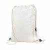 Gym Bag Bicolore Promotionnel En Coton Recyclé 180g Bleu RECTOVERSO
