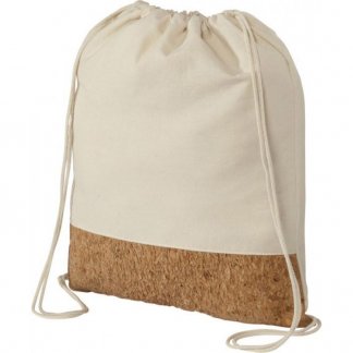 Gym bag personnalisable en coton et liège - 150g - 33x44 cm - liège - DELHI