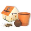 Kit De Plantation Dans Maisonnette Personnalisée En Carton Recyclé DEVELOPPEMENT DURABLE