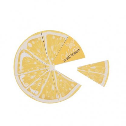 Lime à Ongles Publicitaire à Votre Forme En Carton émeri Citron