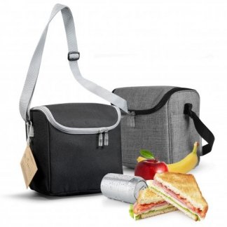 Lunch bag isotherme personnalisable avec couverts en bouteilles plastiques recyclées - 2 couleurs - GAMELBAG