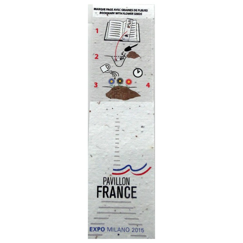 Kit marque-page personnalisé et crayon de bois made in France