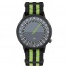 Montre Mono Aiguille Promotionnnelle Noir Et Vert 24H Montre Mono Aiguille Promotionnnelle Noir Et Vert 24H
