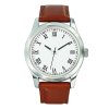 Montre Publicitaire Classique Homme Blanche MANHATTAN