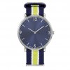 Montre Tendance Personnalisée Marine, Vert, Blanc Blanc SPECTRE RONDE