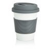 Mug Avec Couvercle 350ml Publicitaire En Amidon De Maïs Gris PLANT CUP