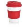 Mug Avec Couvercle 350ml Publicitaire En Amidon De Maïs Rouge PLANT CUP