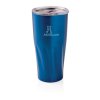 Mug Double Paroi En Acier Inoxydable Et En Cuivre Promotionnel 500ml Logo Bleu MUGACIER