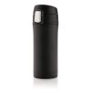 Mug Double Paroi En Acier Inoxydable Personnalisable 300ml Noir FACOMUG