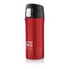 Mug Double Paroi En Acier Inoxydable Promotionnel 300ml Logo Rouge FACOMUG