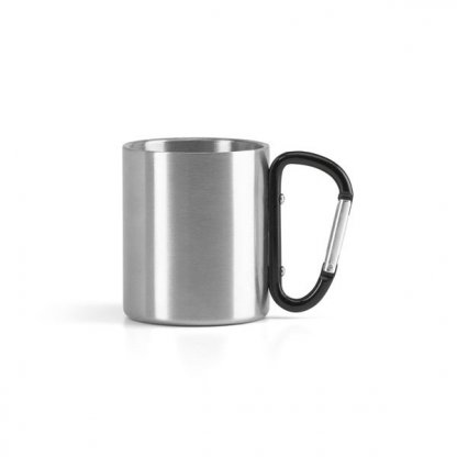 Mug Personnalisable Avec Poignée Mousqueton En Inox 230ml Poignée MUGTON