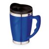 Mug Publicitaire Double Paroi Avec Couvercle En Acier Inoxydable 410ml Bleu RAJANI Mug Publicitaire Double Paroi Avec Couvercle En Acier Inoxydable 410ml Bleu RAJANI