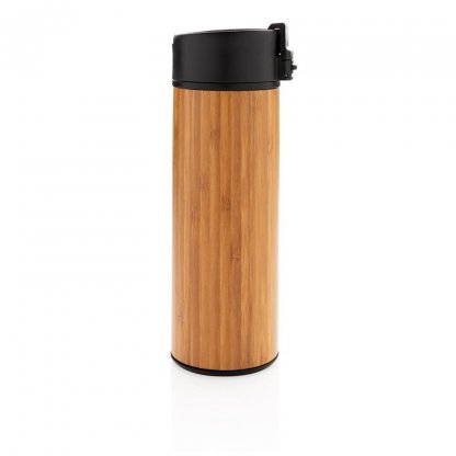 Mug Réutilisable Personnalisable Bambou Et Inox 450ml CALORINOX