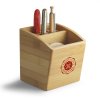 Organiseur De Bureau Personnalisé En Bambou Avec Marquage BAMPO Organiseur De Bureau Personnalisé En Bambou Avec Marquage BAMPO