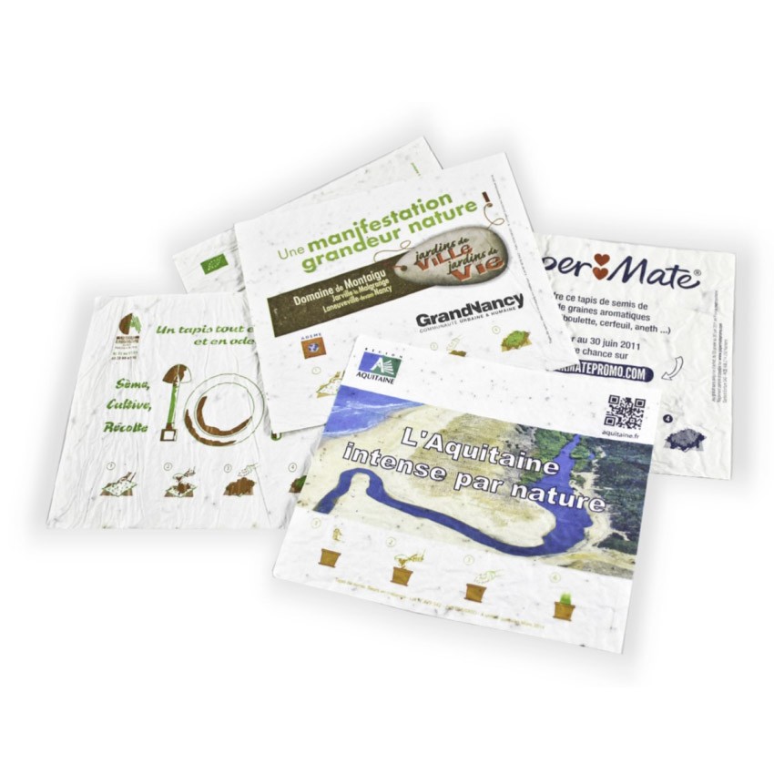 Acheter Tapis de graines d'herbe biodégradable, tapis de paille